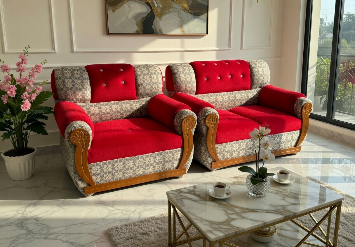 Modern Wooden Sofa